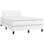 Boxspringbett mit weißer Kunstledermatratze 120x190 cm von , Betten und Lattenroste - Ref: Foro24-3269814, Preis: 436,60 €, R...