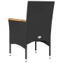 Gartensessel mit Kissen 2 Stück schwarzes synthetisches Rattan von , Gartenstühle - Ref: Foro24-368119, Preis: 132,88 €, Raba...