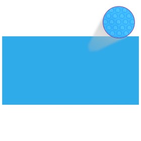 Cubierta de piscina PE azul 600x300 cm