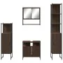4-teiliges Badezimmermöbel-Set aus braunem Eichensperrholz von , Badezimmermöbel - Ref: Foro24-3214709, Preis: 238,48 €, Raba...