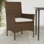 Gartenstühle mit Kissen 2 Stück braunes synthetisches Rattan von , Gartenstühle - Ref: Foro24-368110, Preis: 130,91 €, Rabatt: %