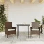 Gartenstühle mit Kissen 2 Stück braunes synthetisches Rattan von , Gartenstühle - Ref: Foro24-368110, Preis: 130,91 €, Rabatt: %