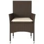 Gartenstühle mit Kissen 2 Stück braunes synthetisches Rattan von , Gartenstühle - Ref: Foro24-368110, Preis: 130,91 €, Rabatt: %
