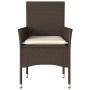 Gartenstühle mit Kissen 2 Stück braunes synthetisches Rattan von , Gartenstühle - Ref: Foro24-368110, Preis: 124,05 €, Rabatt: %