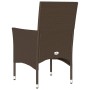 Garden chairs with cushions 2 units brown synthetic rattan by , Garden chairs - Ref: Foro24-368110, Price: 119,78 €, Discount: %