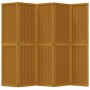 5-teilige Trennwand aus massivem braunem Paulownia-Holz von , Raumteiler - Ref: Foro24-358822, Preis: 114,48 €, Rabatt: %