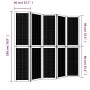 5-panel partition screen solid brown paulownia wood by , Room dividers - Ref: Foro24-358822, Price: 112,77 €, Discount: %