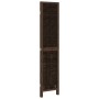 Dark brown paulownia wood 3-panel separator screen by , Room dividers - Ref: Foro24-358654, Price: 90,15 €, Discount: %