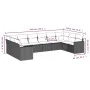 10-teilige Gartensofagarnitur und braune synthetische Rattankissen von , Gartensets - Ref: Foro24-3219463, Preis: 659,34 €, R...