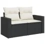 7-piece garden dining set and black synthetic rattan cushions by , Garden sets - Ref: Foro24-3256476, Price: 406,62 €, Discou...