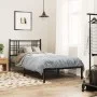 Bettgestell mit schwarzem Metallkopfteil 90x190 cm von , Betten und Lattenroste - Ref: Foro24-376316, Preis: 83,08 €, Rabatt: %