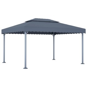 Anthrazitgrauer Aluminiumpavillon 400x300 cm von vidaXL, Zelte und Pavillons - Ref: Foro24-48063, Preis: 401,89 €, Rabatt: %