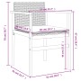 Gartenstühle mit Kissen 2 Stück beiges PE-Rattan und Akazienholz von , Gartenstühle - Ref: Foro24-368713, Preis: 117,18 €, Ra...