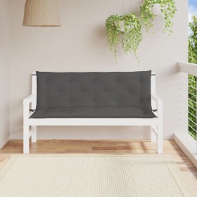 Garden bench cushions 2 pcs anthracite 150x50x7 cm by , Cushions for chairs and sofas - Ref: Foro24-361697, Price: 48,09 €, D...