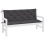 Cojines de banco de jardín 2 uds antracita 150x50x7 cm de , Cojines para sillas y sofás - Ref: Foro24-361697, Precio: 48,09 €...