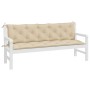Gartenbankkissen 2 Stück beiges Oxford-Gewebe 180x50x7 cm von , Kissen für Stühle und Sofas - Ref: Foro24-361719, Preis: 52,8...