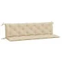Garden bench cushions 2 pcs beige Oxford fabric 180x50x7 cm by , Cushions for chairs and sofas - Ref: Foro24-361719, Price: 5...