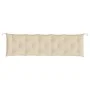Garden bench cushions 2 pcs beige Oxford fabric 180x50x7 cm by , Cushions for chairs and sofas - Ref: Foro24-361719, Price: 5...