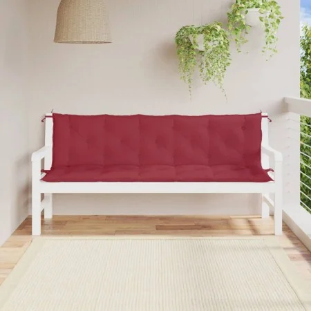 Gartenbankauflagen 2 Stück rot rot 180x50x7 cm von , Kissen für Stühle und Sofas - Ref: Foro24-361725, Preis: 57,95 €, Rabatt: %