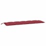 Garden bench cushions 2 pcs red red 180x50x7 cm by , Cushions for chairs and sofas - Ref: Foro24-361725, Price: 58,42 €, Disc...