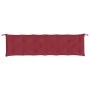 Garden bench cushions 2 pcs red red 200x50x7 cm by , Cushions for chairs and sofas - Ref: Foro24-361744, Price: 59,64 €, Disc...