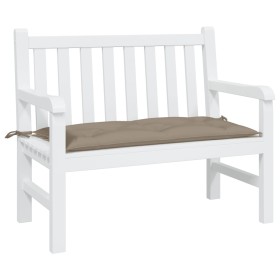 Cojín de banco de jardín tela Oxford gris taupé 100x50x7 cm de , Cojines para sillas y sofás - Ref: Foro24-361572, Precio: 22...