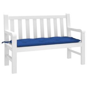 Cojín de banco de jardín tela Oxford azul 120x50x7 cm de , Cojines para sillas y sofás - Ref: Foro24-361593, Precio: 28,30 €,...