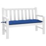 Cojín de banco de jardín tela Oxford azul 120x50x7 cm de , Cojines para sillas y sofás - Ref: Foro24-361593, Precio: 28,30 €