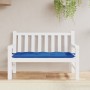 Garden bench cushion Oxford fabric blue 120x50x7 cm by , Cushions for chairs and sofas - Ref: Foro24-361593, Price: 28,30 €, ...