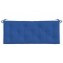 Garden bench cushion Oxford fabric blue 120x50x7 cm by , Cushions for chairs and sofas - Ref: Foro24-361593, Price: 28,30 €, ...
