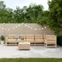 Juego de muebles de jardín 7 pzas y cojines madera maciza pino de , Conjuntos de jardín - Ref: Foro24-3250876, Precio: 743,67...