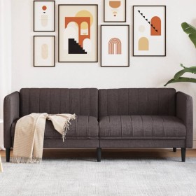 3-Sitzer-Sofa aus dunkelbraunem Stoff von , Sofas - Ref: Foro24-372616, Preis: 315,21 €, Rabatt: %