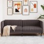 3 seater sofa dark brown fabric by , Sofas - Ref: Foro24-372616, Price: 315,21 €, Discount: %
