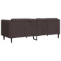 Sofá de 3 plazas tela marrón oscuro de , Sofás - Ref: Foro24-372616, Precio: 315,21 €, Descuento: %
