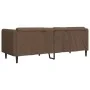 3 seater brown fabric sofa by , Sofas - Ref: Foro24-372621, Price: 292,53 €, Discount: %