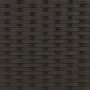 Lounger with hood and black synthetic rattan cushions by , Loungers - Ref: Foro24-368353, Price: 256,71 €, Discount: %
