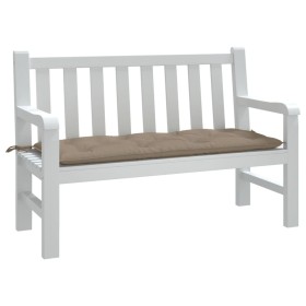 Cojín de banco de jardín tela Oxford gris taupé 120x50x7 cm de , Cojines para sillas y sofás - Ref: Foro24-361591, Precio: 28...