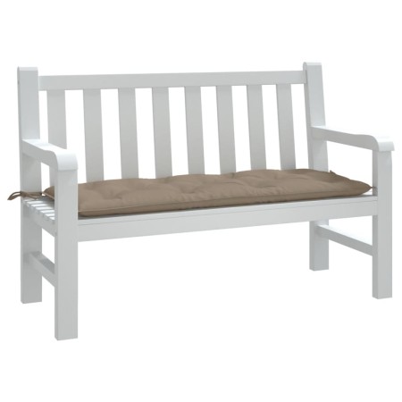 Gartenbankkissen taupegrauer Oxford-Stoff 120x50x7 cm von , Kissen für Stühle und Sofas - Ref: Foro24-361591, Preis: 28,41 €,...