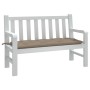 Gartenbankkissen taupegrauer Oxford-Stoff 120x50x7 cm von , Kissen für Stühle und Sofas - Ref: Foro24-361591, Preis: 28,41 €,...
