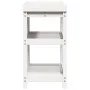 Mesa plantación con estantes madera pino blanco 82,5x45x86,5 cm de , Soportes para macetas - Ref: Foro24-832433, Precio: 82,0...