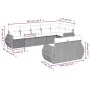 8-piece garden sofa set and black synthetic rattan cushions by , Garden sets - Ref: Foro24-3253953, Price: 560,36 €, Discount: %