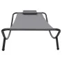 Graue Stahlliege 200x90 cm von vidaXL, Betten im Freien - Ref: Foro24-48082, Preis: 82,28 €, Rabatt: %