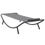Graue Stahlliege 200x90 cm von vidaXL, Betten im Freien - Ref: Foro24-48082, Preis: 82,28 €, Rabatt: %