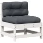 5-piece garden furniture set with solid white pine wood cushions by , Garden sets - Ref: Foro24-3250857, Price: 437,57 €, Dis...