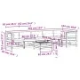 7-teiliges Gartenmöbel-Set mit Kissen aus massivem Weißkiefernholz von , Gartensets - Ref: Foro24-3250869, Preis: 628,84 €, R...