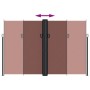 Brown retractable side awning 220x600 cm by , Umbrellas - Ref: Foro24-4004674, Price: 159,95 €, Discount: %