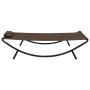 Tumbona de acero marrón 200x90 cm by vidaXL, Outdoor beds - Ref: Foro24-48081, Price: 81,12 €, Discount: %