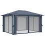 Gazebo with anthracite gray aluminum curtain 400x300 cm by vidaXL, Tents and gazebos - Ref: Foro24-48045, Price: 518,03 €, Di...