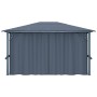 Gazebo with anthracite gray aluminum curtain 400x300 cm by vidaXL, Tents and gazebos - Ref: Foro24-48045, Price: 518,03 €, Di...