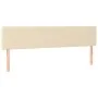 Bed frame with cream fabric headboard 120x190 cm by , Beds and slatted bases - Ref: Foro24-3270504, Price: 182,77 €, Discount: %